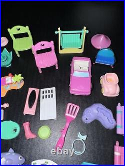 Huge Lot Of Vintage Polly Pocket Mini Accessories, Furniture, Other Mini Toys