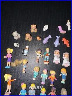 Huge Lot Of Vintage Polly Pocket Mini Figures, Animals, Disney Characters, Other