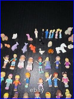 Huge Lot Of Vintage Polly Pocket Mini Figures, Animals, Disney Characters, Other