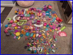 Huge Lot Polly Pocket Vintage 2000's Dolls & Clothes Cars & Accessories Mattel