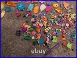Huge Lot Polly Pocket Vintage 2000's Dolls & Clothes Cars & Accessories Mattel