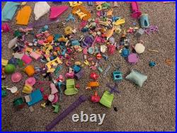 Huge Lot Polly Pocket Vintage 2000's Dolls & Clothes Cars & Accessories Mattel