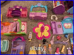 Huge Lot Polly Pocket Vintage 2000's Dolls & Clothes Cars & Accessories Mattel