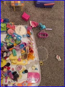 Huge Lot Polly Pocket Vintage 2000's Dolls & Clothes Cars & Accessories Mattel B