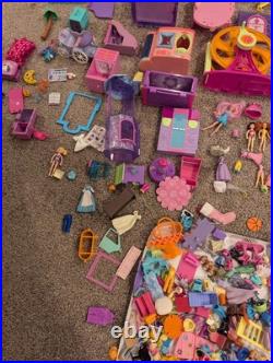 Huge Lot Polly Pocket Vintage 2000's Dolls & Clothes Cars & Accessories Mattel B