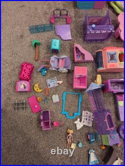 Huge Lot Polly Pocket Vintage 2000's Dolls & Clothes Cars & Accessories Mattel B