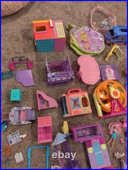 Huge Lot Polly Pocket Vintage 2000's Dolls & Clothes Cars & Accessories Mattel B