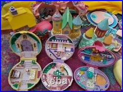 Huge Lot Vintage Bluebird Polly Pocket + Disney Castles +more + Dolls 1989 92 94