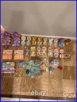 Huge Lot Vintage Polly Pocket Bluebird Compacts(21)Houses(4) People(33) 80-90s