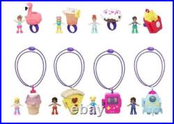 Huge Lot of 98 Polly Pocket Tiny Takeaway Ring Necklace Set & Polly Sand Secret