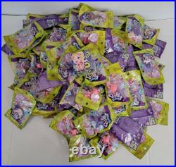 Huge Lot of 98 Polly Pocket Tiny Takeaway Ring Necklace Set & Polly Sand Secret