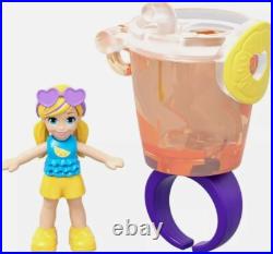 Huge Lot of 98 Polly Pocket Tiny Takeaway Ring Necklace Set & Polly Sand Secret