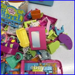 Huge Lot of Vintage 2000s Polly Pocket 13 Cars 2 Boats Dolls Figures Accessories