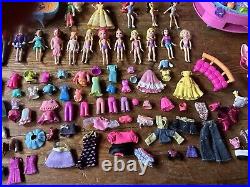 Huge Lot of Vintage 2000s Polly Pocket Dolls Figures Clothing Accessories Sets