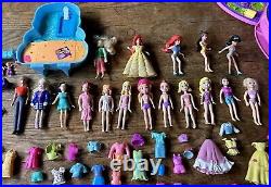 Huge Lot of Vintage 2000s Polly Pocket Dolls Figures Clothing Accessories Sets