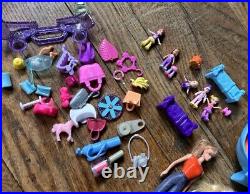 Huge Lot of Vintage 2000s Polly Pocket Dolls Figures Clothing Accessories Sets