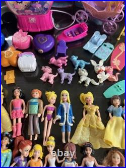 Huge Lot of Vintage Polly Pocket Dolls & Accessories
