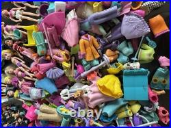 Huge Lot of Vintage Polly Pocket Dolls & Accessories