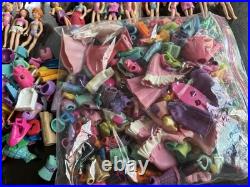 Huge Lot of Vintage Polly Pocket Dolls & Accessories