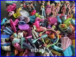 Huge Lot of Vintage Polly Pocket Dolls & Accessories