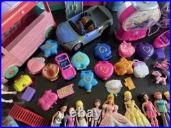 Huge Lot of Vintage Polly Pocket Dolls & Accessories
