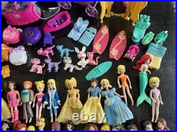 Huge Lot of Vintage Polly Pocket Dolls & Accessories