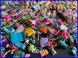Huge Lot of Vintage Polly Pocket Dolls & Accessories