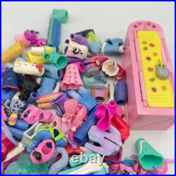 Huge Polly Pocket Accessory Lot 75 Pairs Shoes 170 Clothes Pets Locker Vintage