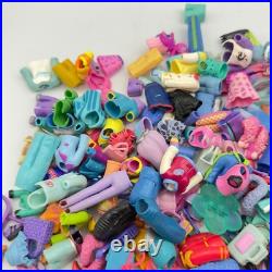 Huge Polly Pocket Accessory Lot 75 Pairs Shoes 170 Clothes Pets Locker Vintage