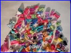 Huge Polly Pocket Lot Dolls Clothes Accessories