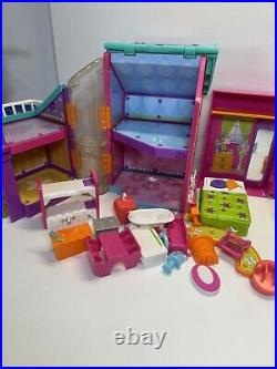 Huge VTG Polly Pocket Lot Playsets Tons Of Figures & Access Micro Figures