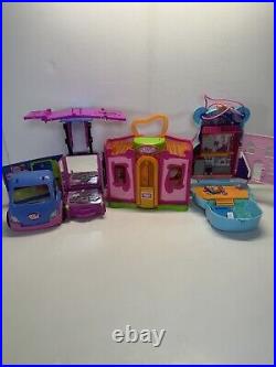 Huge VTG Polly Pocket Lot Playsets Tons Of Figures & Access Micro Figures