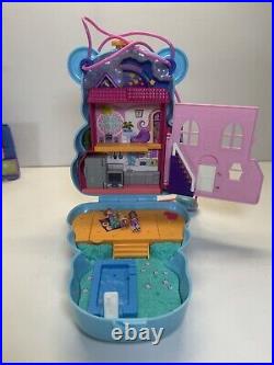 Huge VTG Polly Pocket Lot Playsets Tons Of Figures & Access Micro Figures