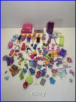 Huge VTG Polly Pocket Lot Playsets Tons Of Figures & Access Micro Figures