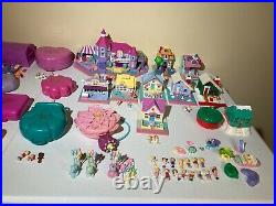 Huge VTG Polly Pocket Miniatures Lot of 165 Pieces (28 Sets + Extras), 1989-1995