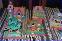 Huge Vintage 1980's & 1990's Blue Bird Polly Pockets House Bundle Playset Lot