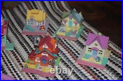 Huge Vintage 1980's & 1990's Blue Bird Polly Pockets House Bundle Playset Lot