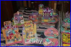 Huge Vintage 1980's & 1990's Blue Bird Polly Pockets House Bundle Playset Lot