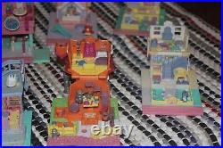 Huge Vintage 1980's & 1990's Blue Bird Polly Pockets House Bundle Playset Lot