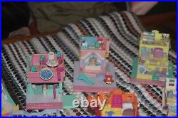 Huge Vintage 1980's & 1990's Blue Bird Polly Pockets House Bundle Playset Lot