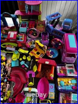 Huge Vintage Lot Of Polly Pocket With Tons Of Accecories