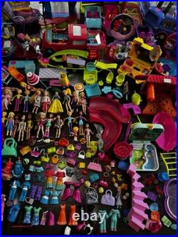 Huge Vintage Lot Of Polly Pocket With Tons Of Accecories
