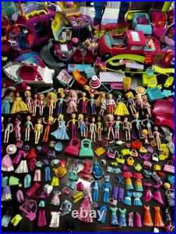 Huge Vintage Lot Of Polly Pocket With Tons Of Accecories