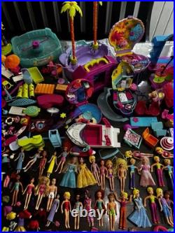 Huge Vintage Lot Of Polly Pocket With Tons Of Accecories