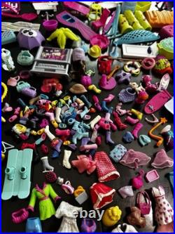 Huge Vintage Lot Of Polly Pocket With Tons Of Accecories