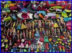 Huge Vintage Lot Of Polly Pocket With Tons Of Accecories