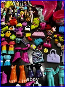 Huge Vintage Lot Of Polly Pocket With Tons Of Accecories