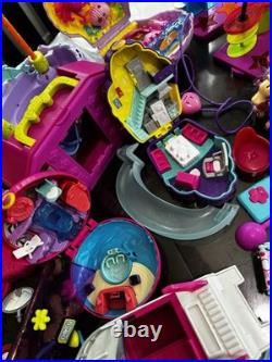 Huge Vintage Lot Of Polly Pocket With Tons Of Accecories