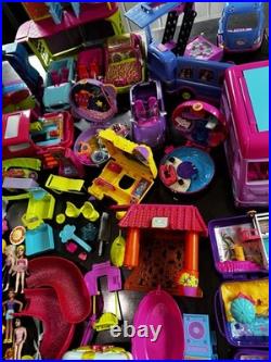 Huge Vintage Lot Of Polly Pocket With Tons Of Accecories