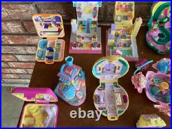 Huge Vintage Lot Polly Pockets, 26 Playsets, 60 people + animals & accessories